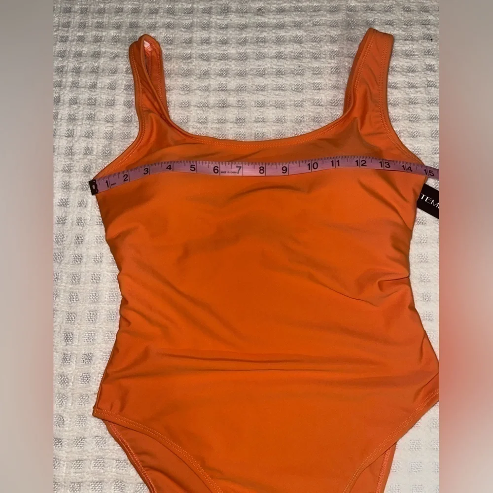 Tempt Me Orange Swimsuit, Size Medium, Nwt - Picture 5 of 7